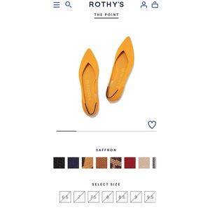 💛 Rothy’s The Point in Saffron
